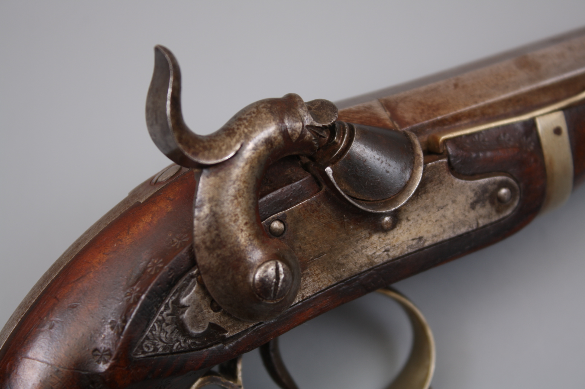 Пистолет капсюльный карманный нач. 19-го века, Европа.
