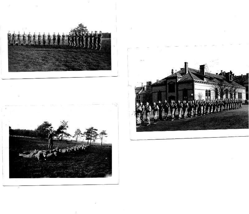 Лот фотографий немецких военнослужащих на учениях.