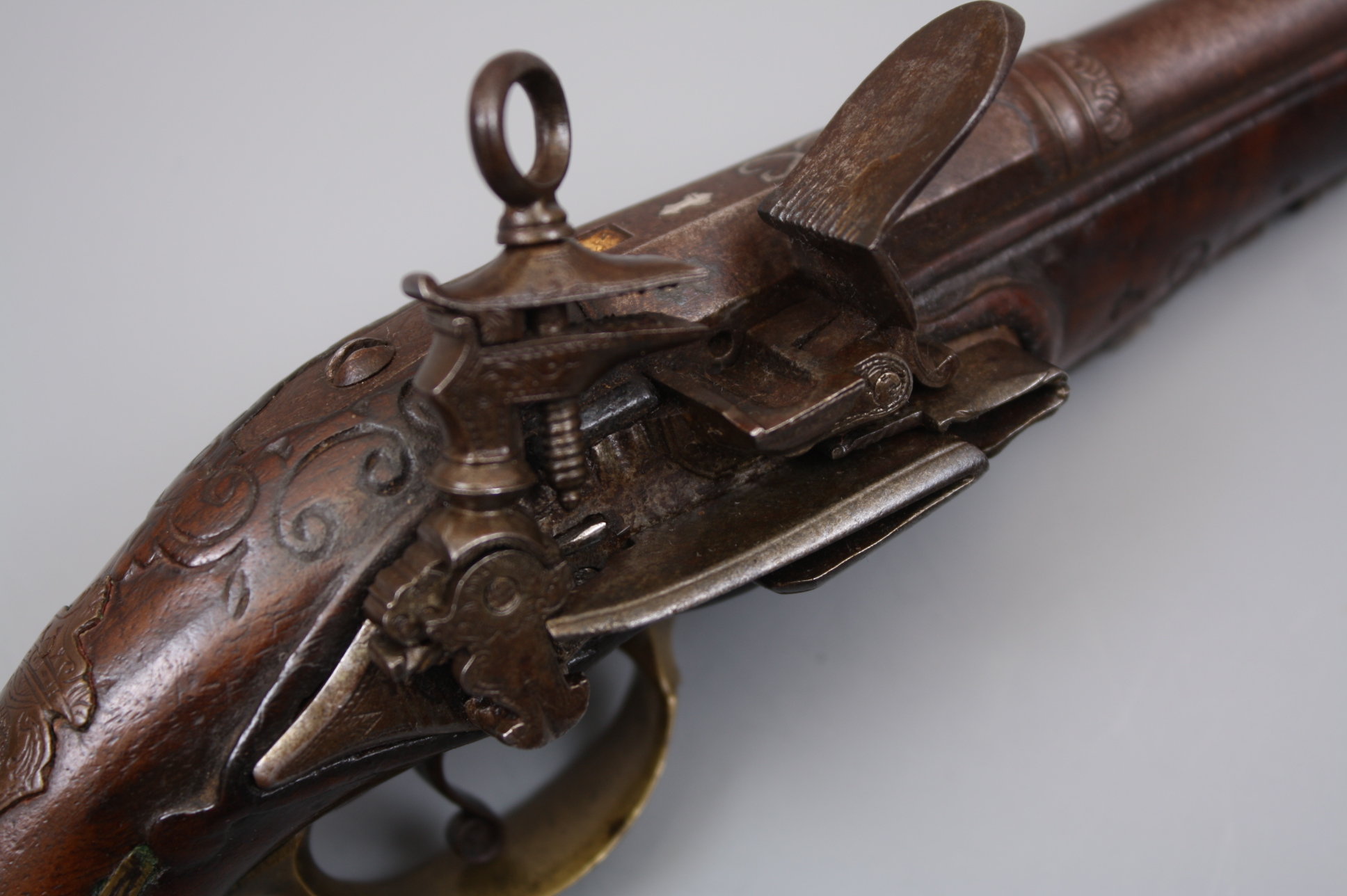 Пистолет кремневый дорожный 18-й век, Южная Италия.