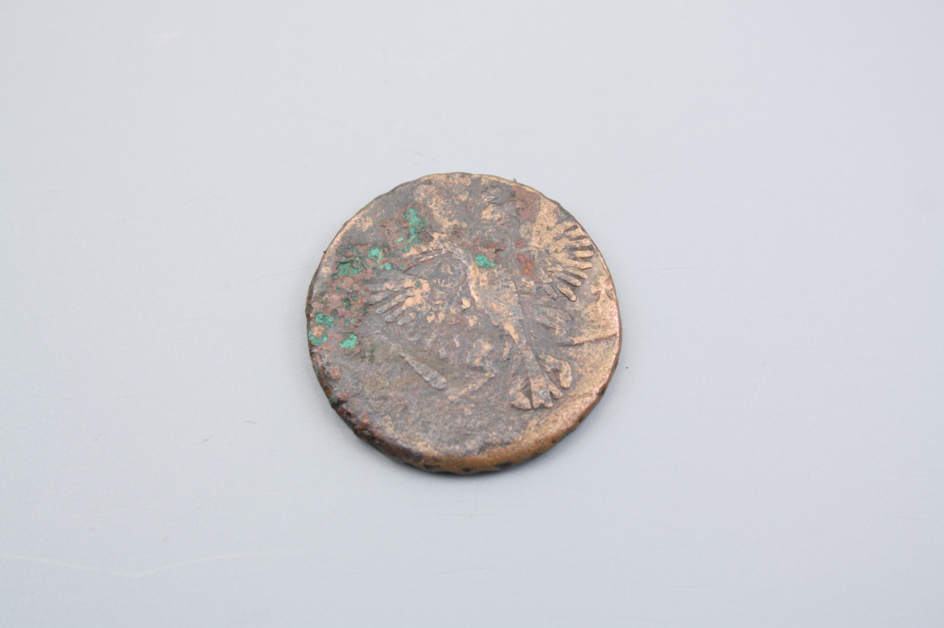 Монета ДЕНГА 1754 год, Россия.