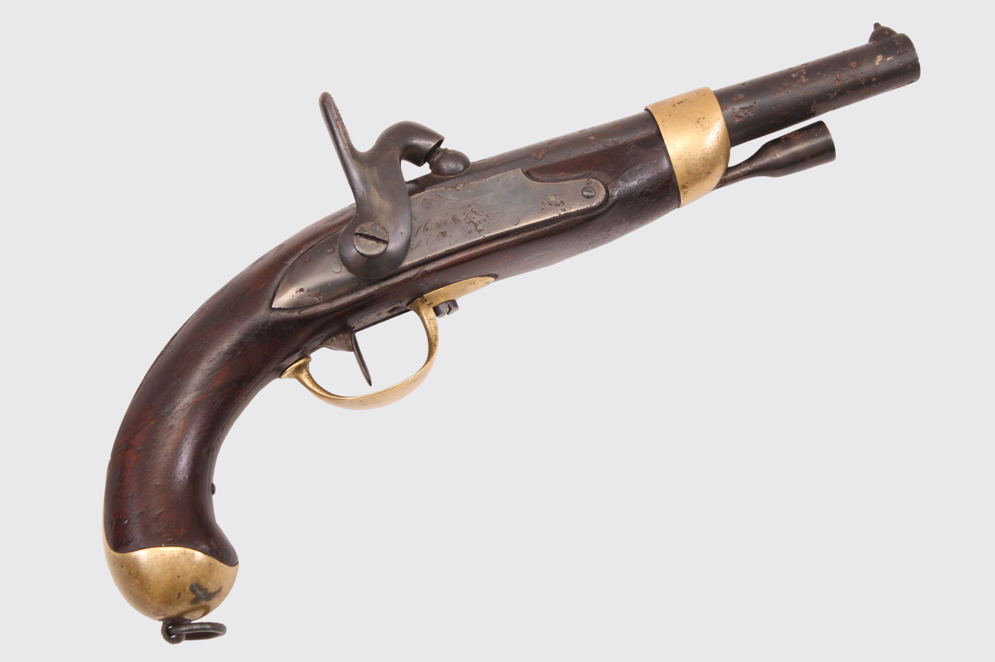 Пистолет капсюльный 18 век, Франция.